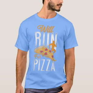 Camiseta Correr medio maratón Pizza Vintage Ru