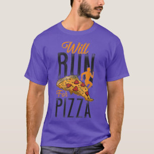 Camiseta Correr medio maratón Pizza Vintage Ru