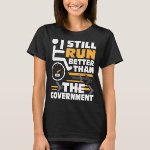 Camiseta Correr mejor que el gobierno - silla de ruedas Han
