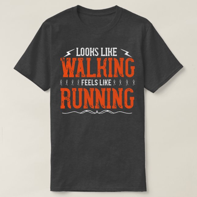 Camiseta Correr parece andar corriendo (Diseño del anverso)