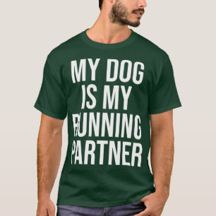 Camiseta Correr Partner Es Mi Perro Divertido Jogging
