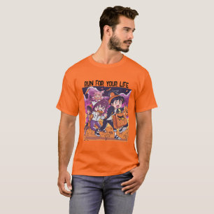 Camiseta Correr por su Halloween de vida