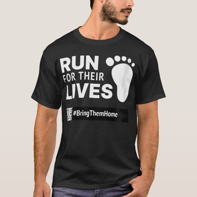 Camiseta Correr por sus vidas (Anverso)