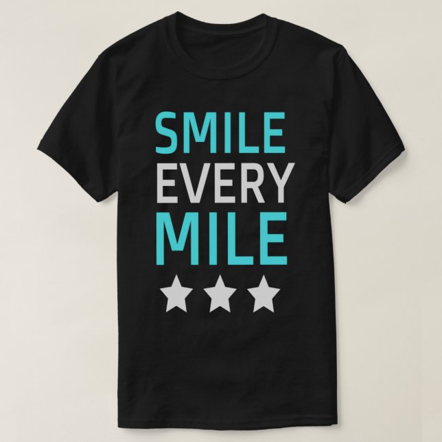 Camiseta Correr zapatos para correr sonreir y divertirse (Diseño del anverso)