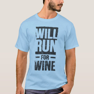 Camiseta correrá para el vino