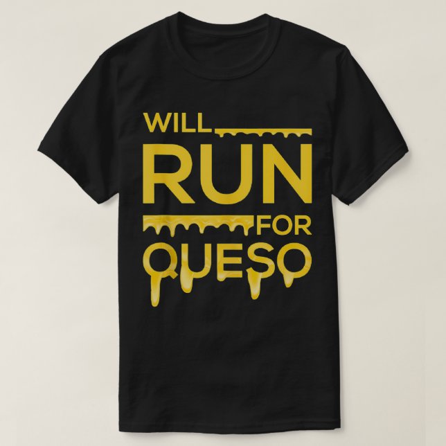 Camiseta Correrá Para La Preparación De Queso Gym Fitness (Diseño del anverso)