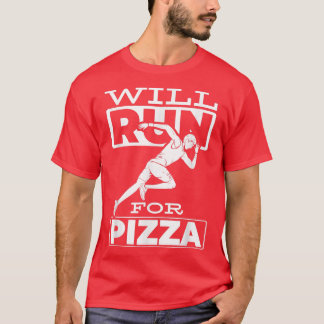 Camiseta Correrá Para Pizza Marathon Track Runner En Ejecuc