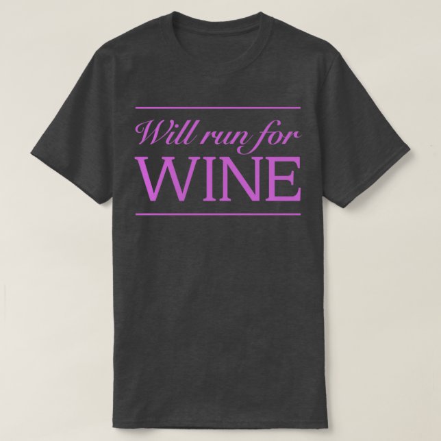 Camiseta Correrá por el vino (Diseño del anverso)