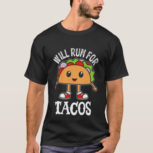 Camiseta Correrá por tacos (Anverso)