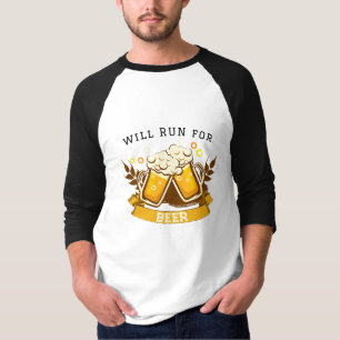 Camiseta Correrán por la cerveza   PERSONALIZABLE