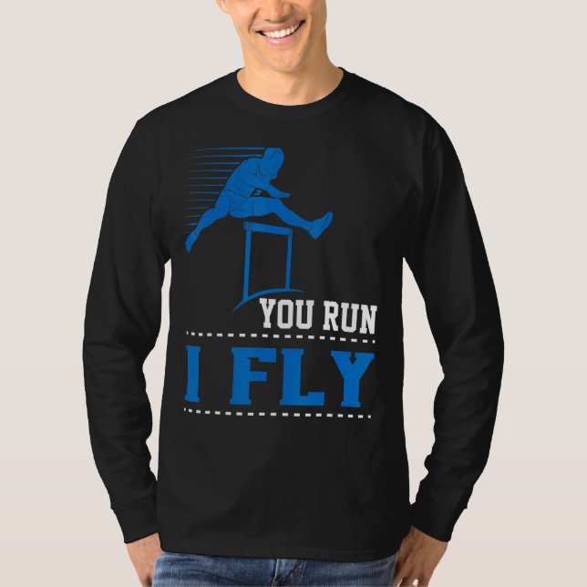 Camiseta Corres La Pista De Vuelo Y Tropezaste Con Los Obst (Anverso)