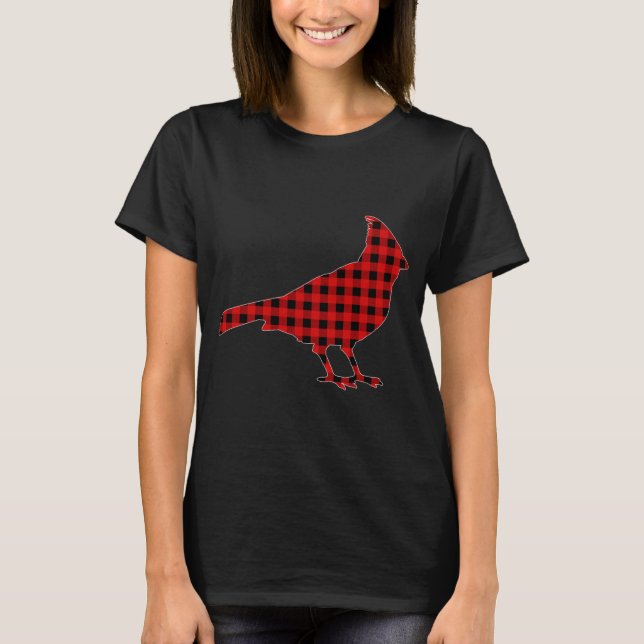 Camiseta Correspondiente Christm Bird, Cardinal Búfalo (Anverso)