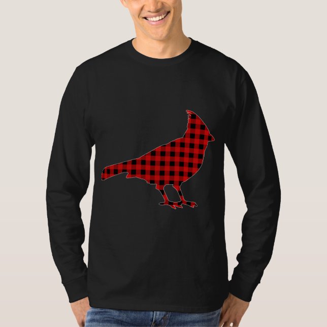 Camiseta Correspondiente Christm Bird, Cardinal Búfalo (Anverso)