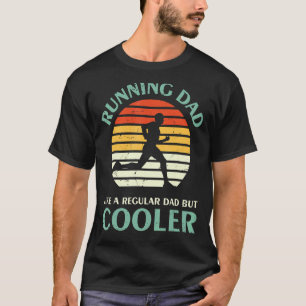 Camiseta Corriendo A Papá Como Un Papá Corriente Pero Un Pa