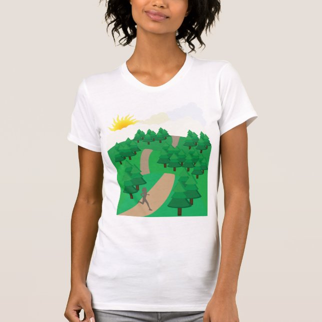 Camiseta Corriendo al Aire Libre (Anverso)