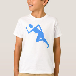 Camiseta Corriendo - Azul bebé