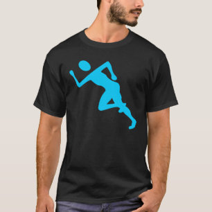 Camiseta Corriendo - Azul cielo
