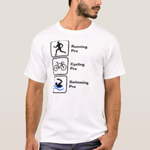 Camiseta Corriendo, Ciclismo, Natación Triatlón