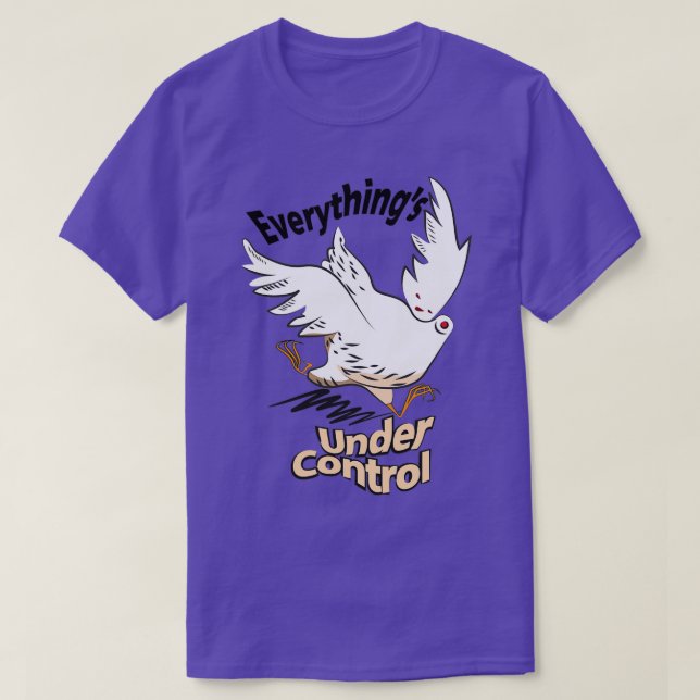 Camiseta Corriendo como un pollo sin cabeza (Diseño del anverso)