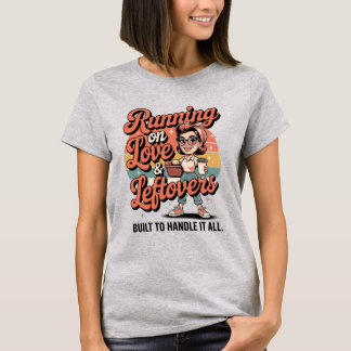 Camiseta Corriendo con Amor y Restos – Poder de Mamá Vintag