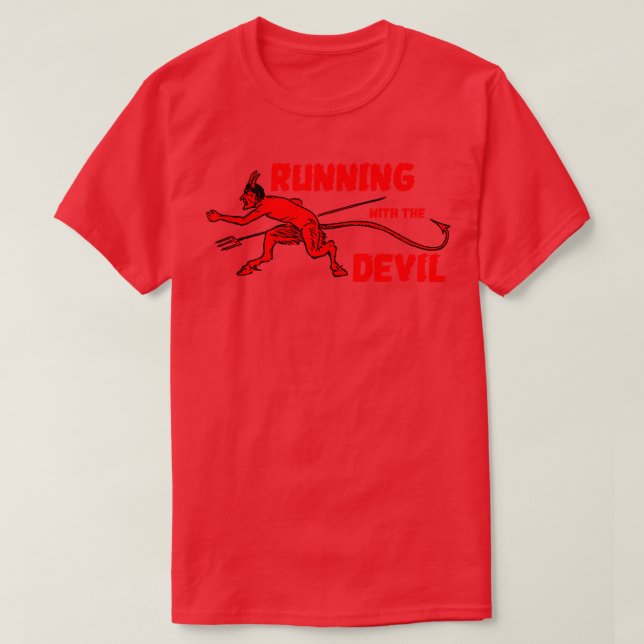 Camiseta Corriendo con el diablo (Diseño del anverso)