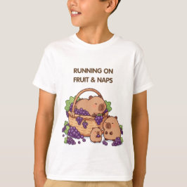 Camiseta Corriendo con Frutas y Siestas – Familia de Carpin