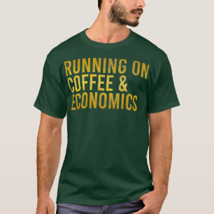 Camiseta Corriendo con la economía del café Caffeine Lover 