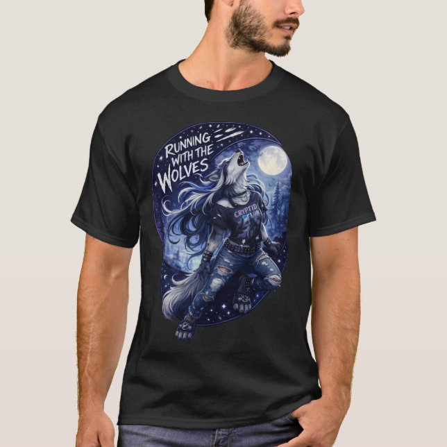 Camiseta Corriendo Con Los Lobos (Anverso)