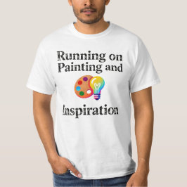 Camiseta Corriendo con Pintura e Inspiración Motivacional