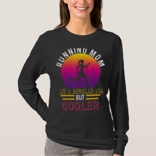 Camiseta Corriendo el divertido día de la madre en maratón