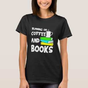 Camiseta Corriendo En Café Y Libros Bibliotecarios