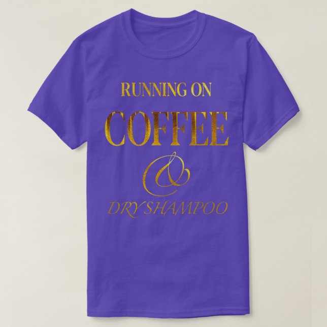 CAMISETA CORRIENDO EN CAFÉ Y SHAMPOO SECO 6 (Diseño del anverso)