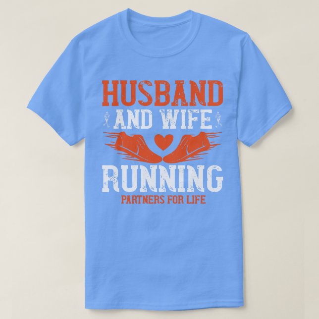 Camiseta Corriendo Hus y su esposa (Diseño del anverso)