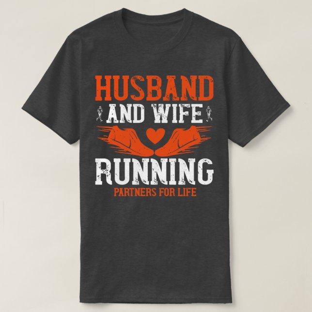 Camiseta Corriendo Hus y su esposa (Diseño del anverso)