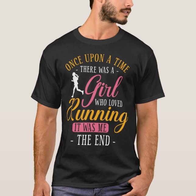 Camiseta Corriendo Jogging Había Una Vez Un Chica (Anverso)