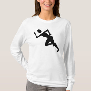 Camiseta Corriendo - Negro