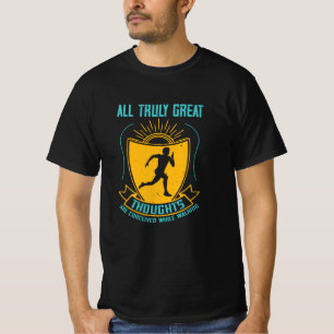 Camiseta Corriendo - Se conciben grandes pensamientos