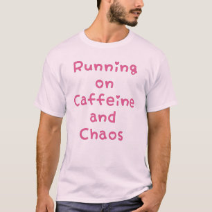 Camiseta Corriendo Sobre Cafeína Y Caos