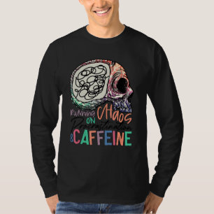 Camiseta Corriendo Sobre El Caos Procrastination Caffeine S