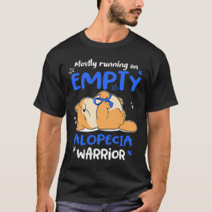 Camiseta Corriendo Sobre Guerrero De Alopecia Vacío
