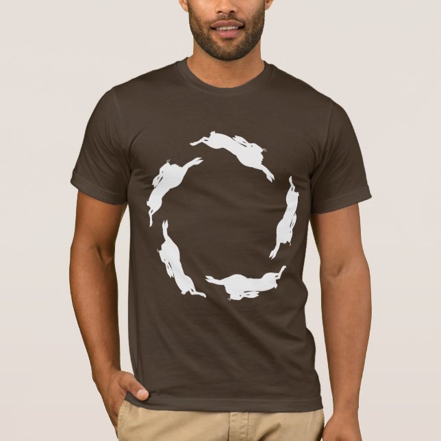 Camiseta corriente de las liebres (Anverso)