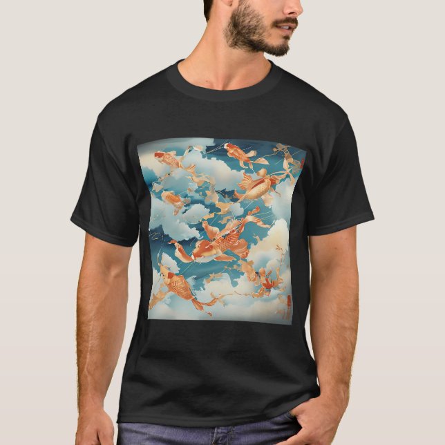 Camiseta Corrientes del cielo (Anverso)