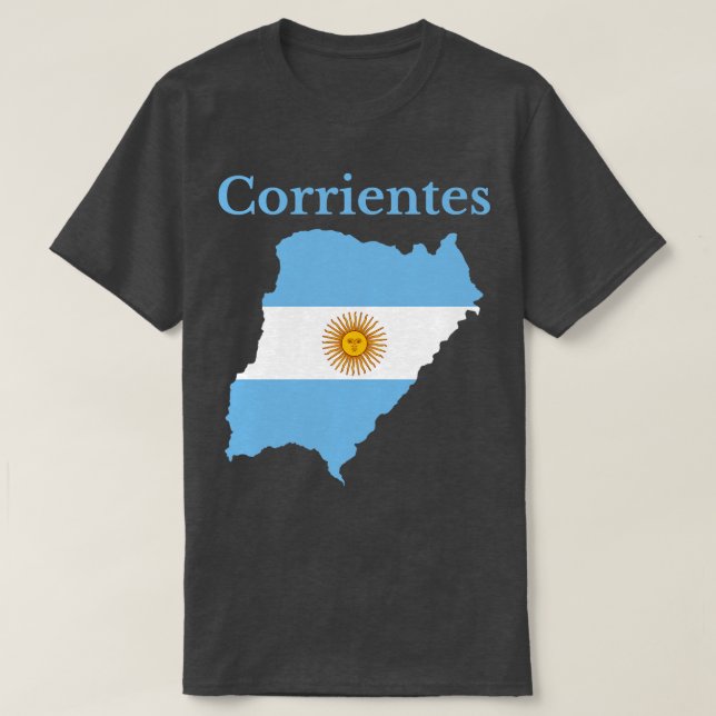 Camiseta Corrientes Provincia Argentina (Diseño del anverso)
