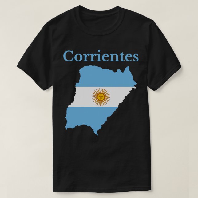 Camiseta Corrientes Provincia Argentina (Diseño del anverso)
