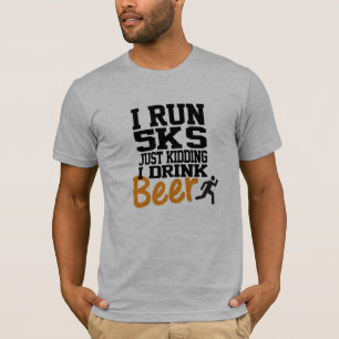 Camiseta Corro 5K No Bebo Cerveza