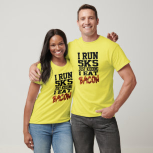 Camiseta Corro 5Ks No Como Tocino
