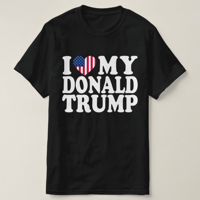 Camiseta Corro A Mi Donald Trump Por La Presidencia 2024 (Diseño del anverso)