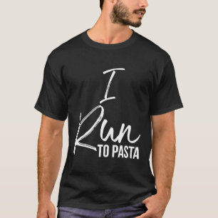 Camiseta Corro a Pasta Shirt Divertido Carbón Cute Cargando