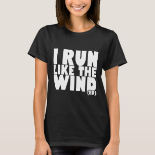 Camiseta Corro Como El Viento Viento Gracioso Pequeño Impre