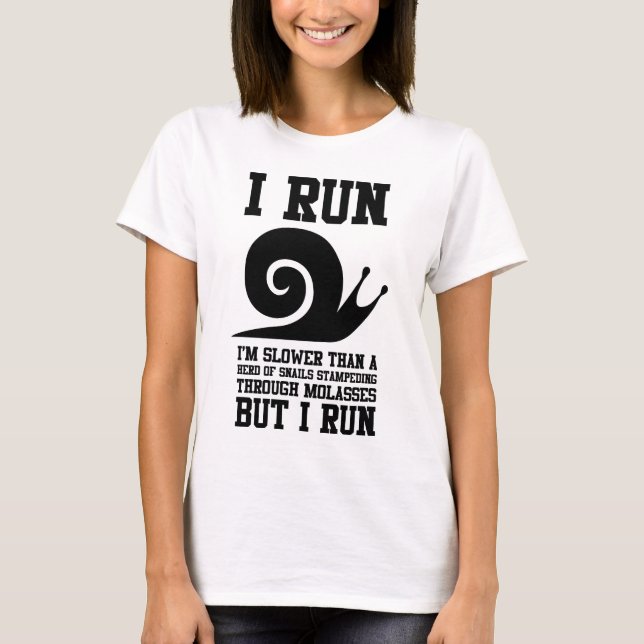 Camiseta Corro como un caracol (Anverso)
